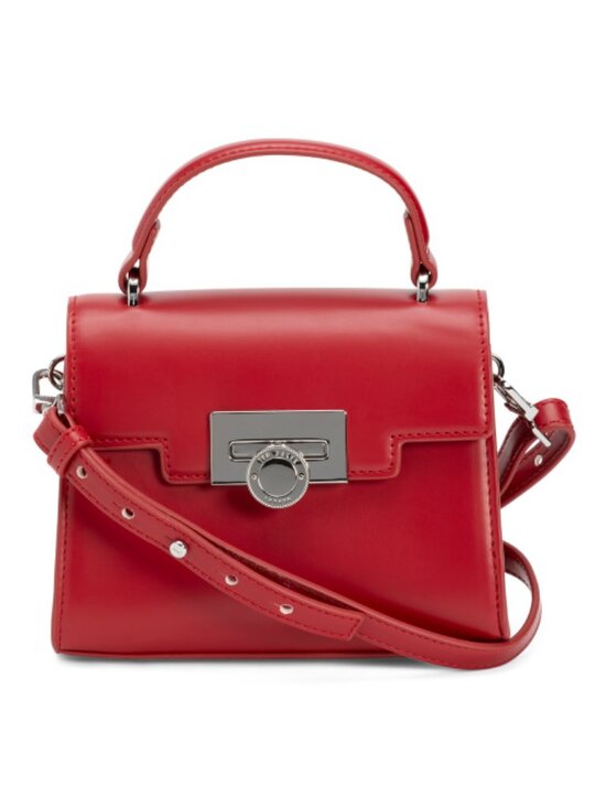 Ted Baker Handbags - TED BAKER Lili Mini Top Handle Satchel With Coin Flip Lock